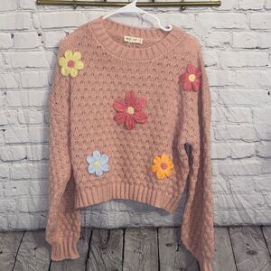 Beautiful Flower sweater!!!